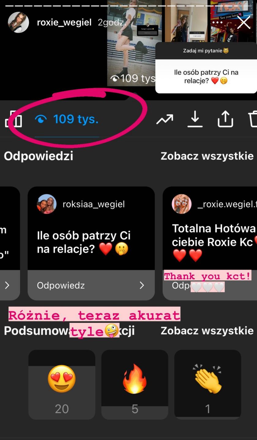 Roksana Węgiel pochwaliła się zasięgami