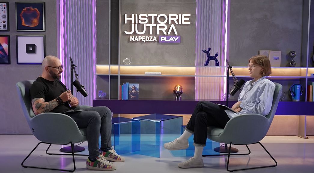 fragment podcastu "Historia Jutra" z marką Play