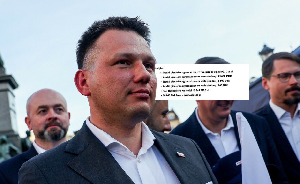 Oświadczenie majątkowe Mentzena. Stracił sporo na bitcoinie