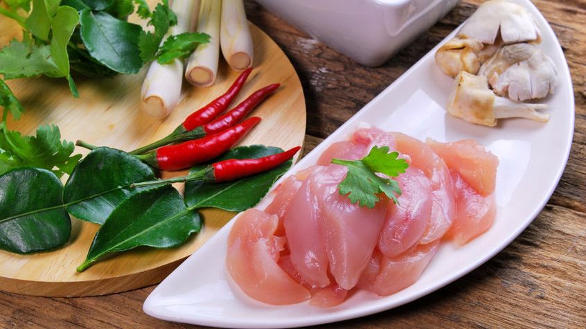 Surowy kurczak (samo mięso)