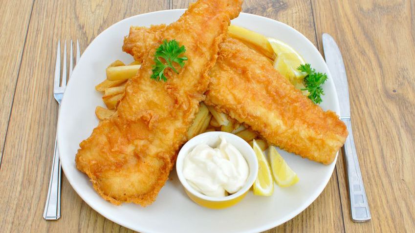 Smażony sumik kanałowy w panierce