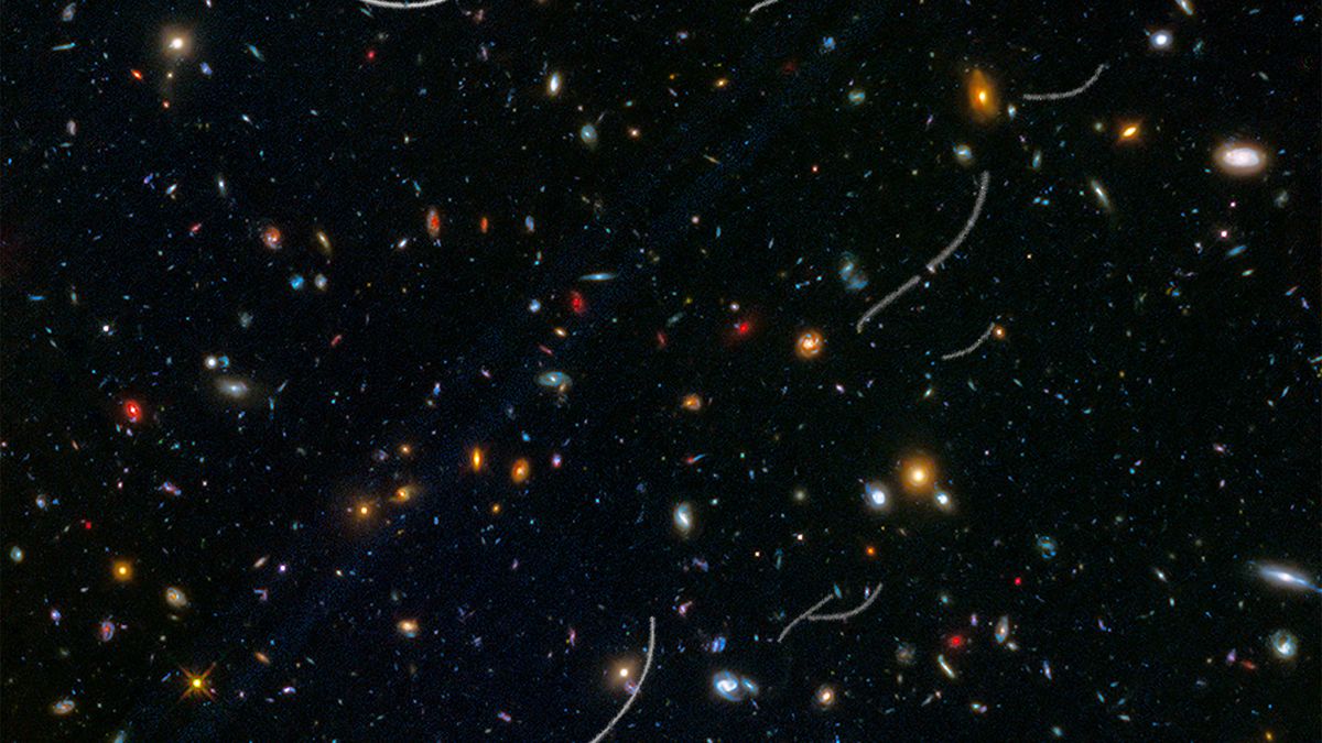 Asteroidy jako bohaterowie drugiego planu na zdjęciach teleskopu Hubble'a 1