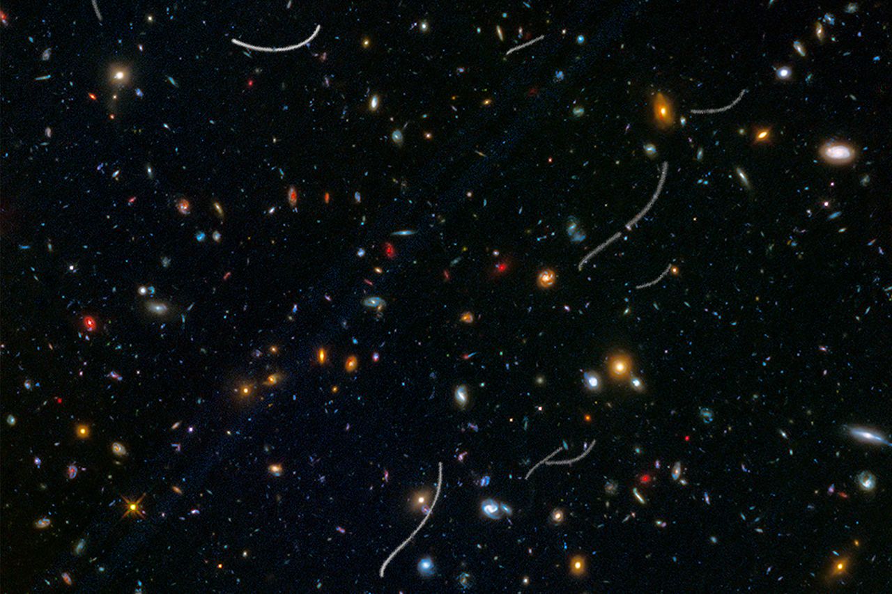 Asteroidy jako bohaterowie drugiego planu na zdjęciach teleskopu Hubble'a