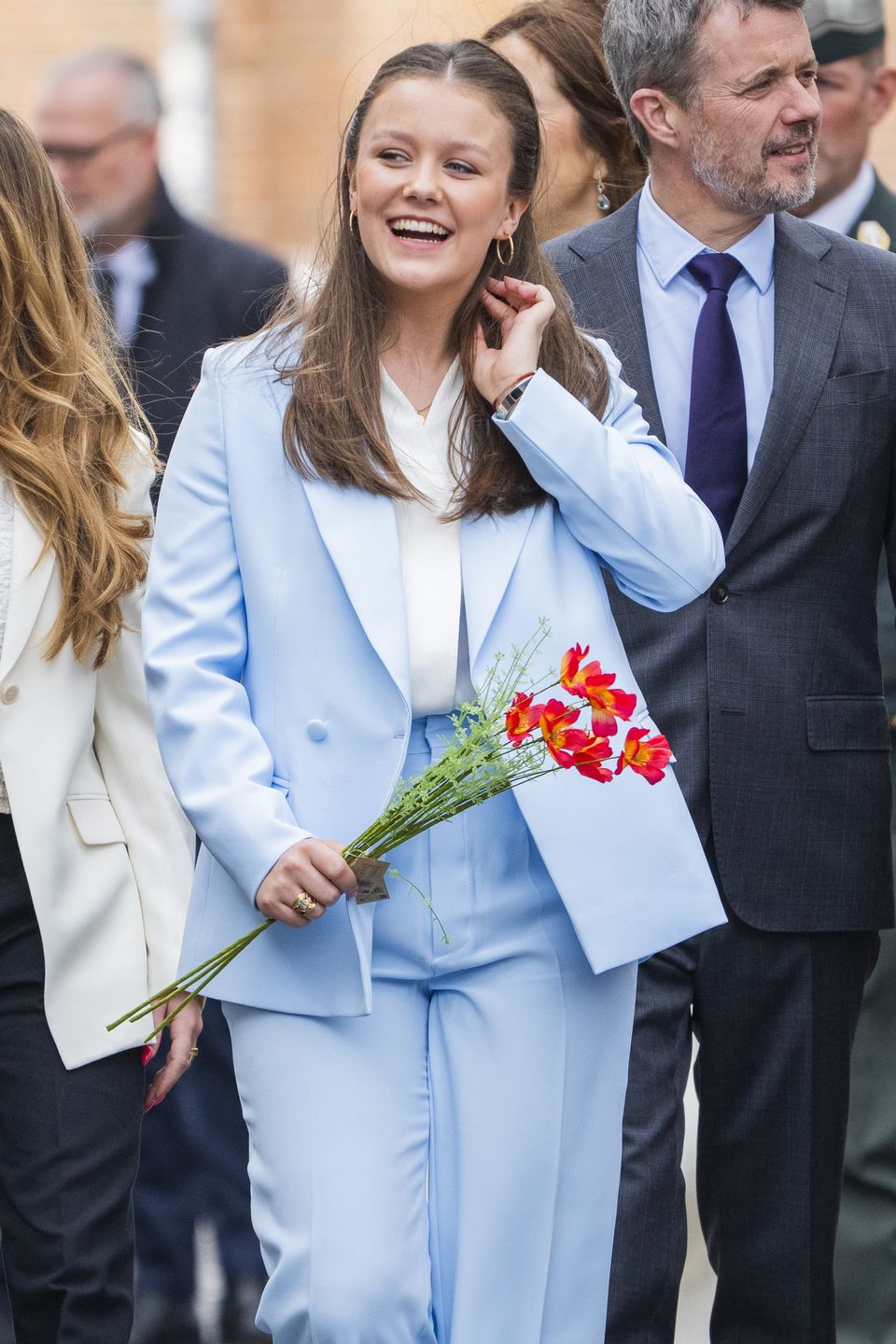 Princess Isabella of Denmark and King Frederik X 