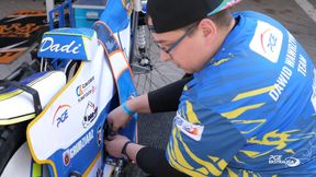 Motocykl żużlowy podczas meczu (wideo)