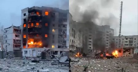 Borodzianka zaatakowana przez Rosjan. Miejscowość zmienia się w ruinę