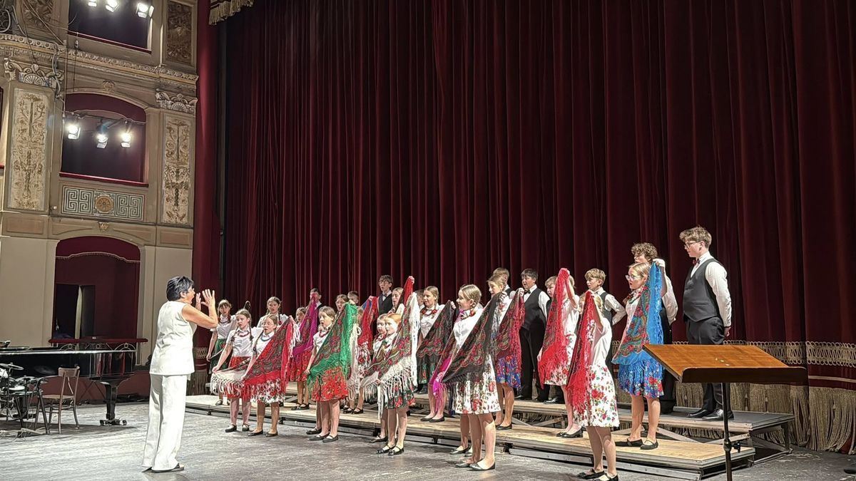 Chór na konkursie "Chorus Inside Sicily"