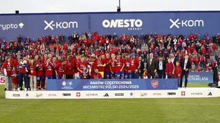 Raków Częstochowa wicemistrzem Polski. Ceremonia medalowa w Częstochowie