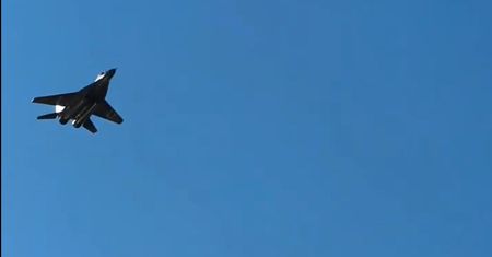 Nietypowy pościg nad Ukrainą. MiG-29 w roli głównej