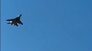 Nietypowy pościg nad Ukrainą. MiG-29 w roli głównej