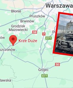 Jechali z małym dzieckiem. Doszło do pożaru auta