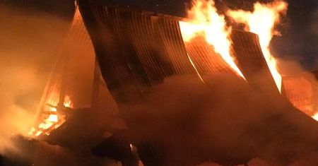 Największy pożar od lat. Policja zatrzymała podpalacza
