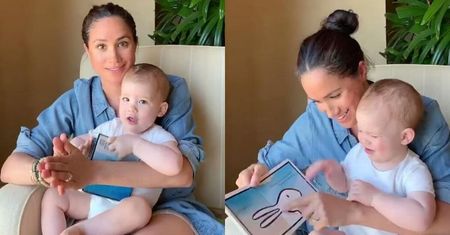 Meghan Markle świętuje pierwsze urodziny Archiego, czytając mu bajkę (WIDEO)