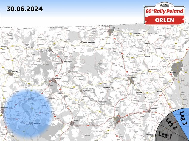 ORLEN 80. Rajd Polski - etap 3