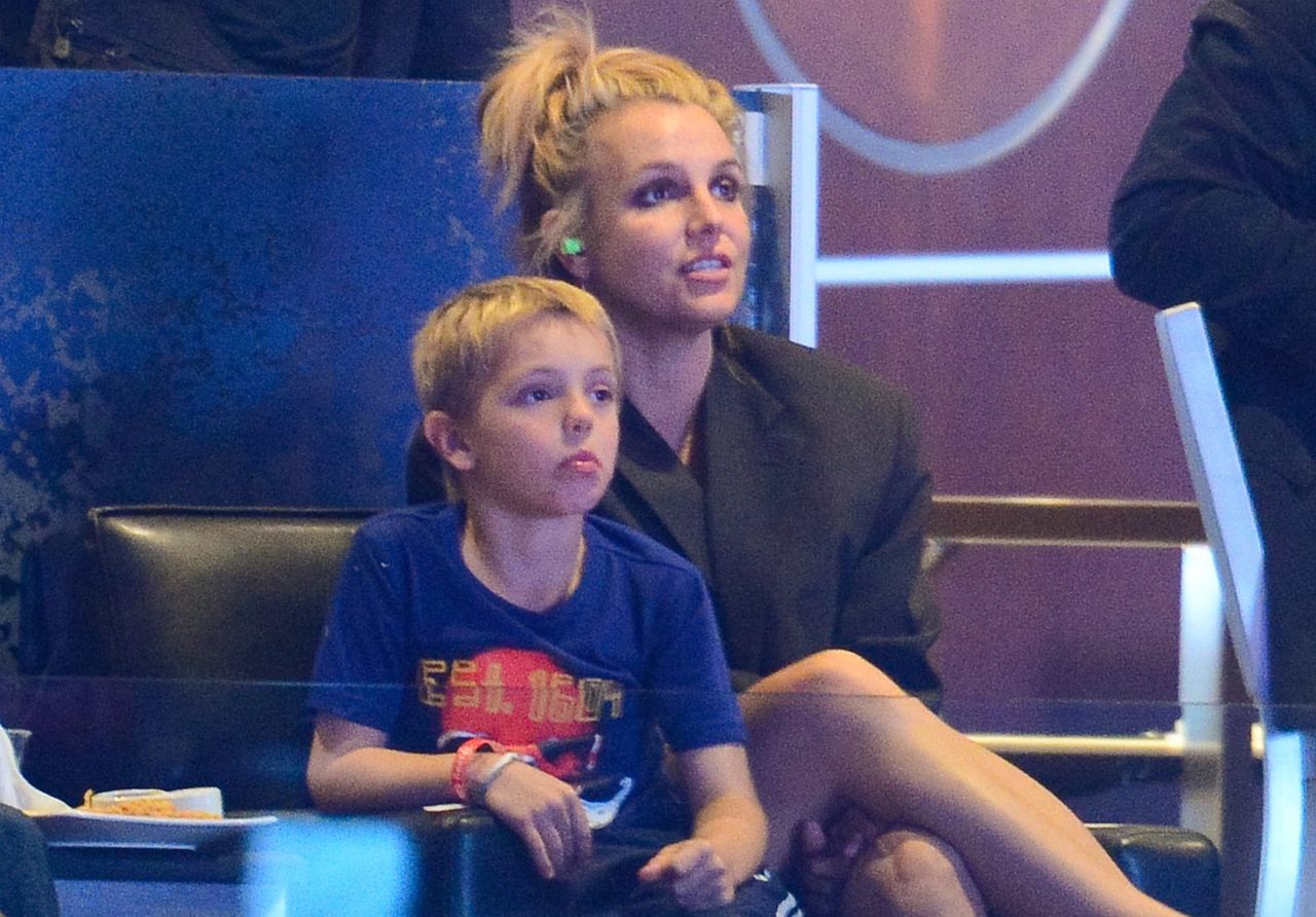 Britney Spears z synem Jaydenem