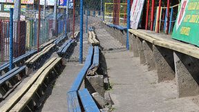 Remont trybuny na stadionie GKM-u Grudziądz