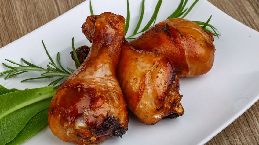 Pieczona skórka kurczaka