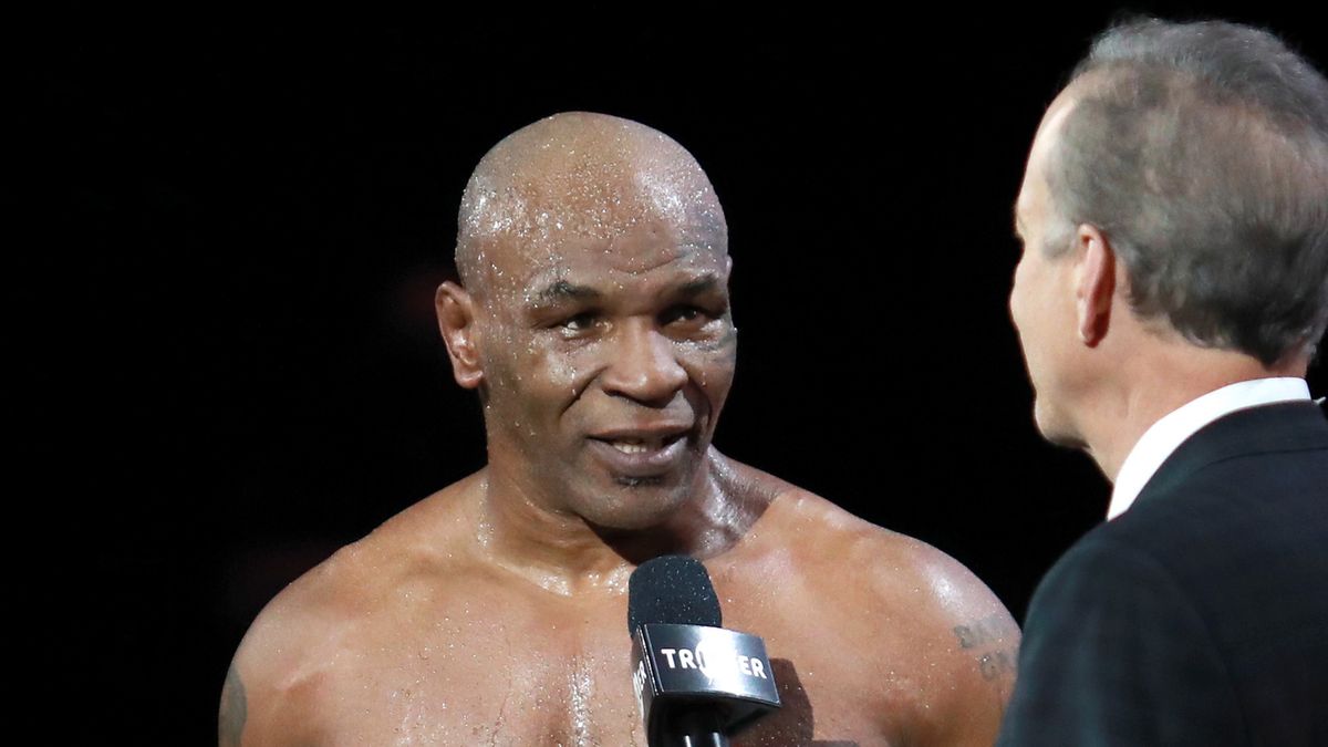 PAP/EPA / JOE SCARNICI  / Na zdjęciu: Mike Tyson