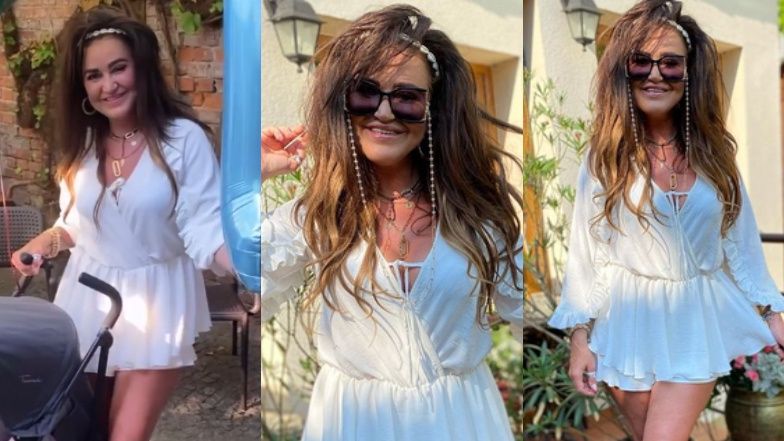 Agnieszka Kotońska w letnim kombinezonie: "Jak nastolatka"