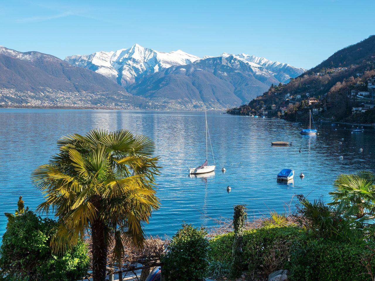 Gambarogno położone jest nad malowniczym Lago Maggiore