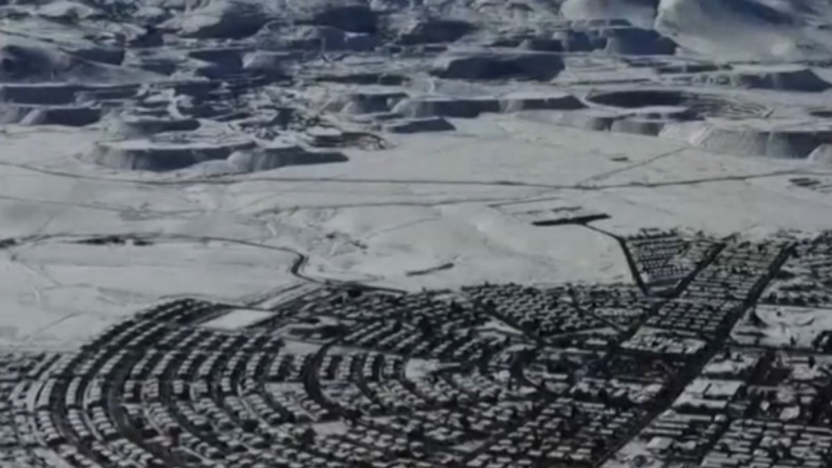 El Salvador pod śniegiem