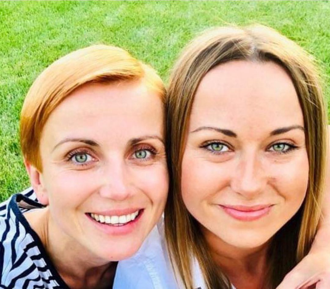 Katarzyna Zielińska z siostrą 