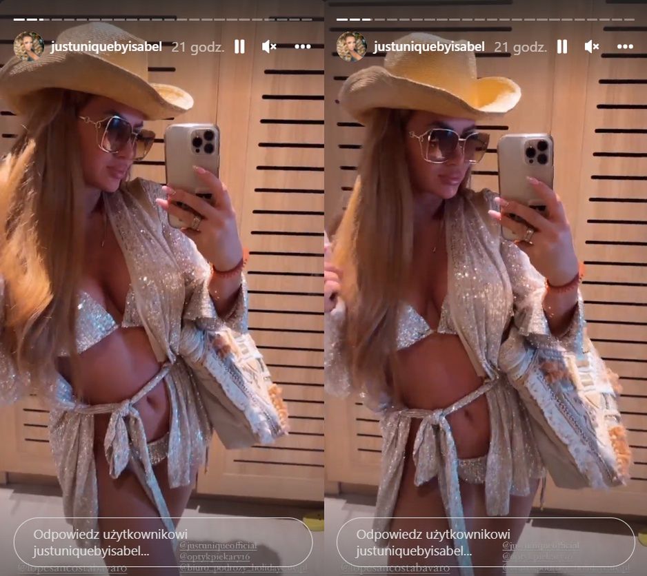 Izabela Macudzińska bawi się na Dominikanie 
