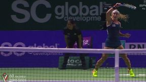 Kerber - Cibulkova: Słowaczka wygrywa długą wymianę