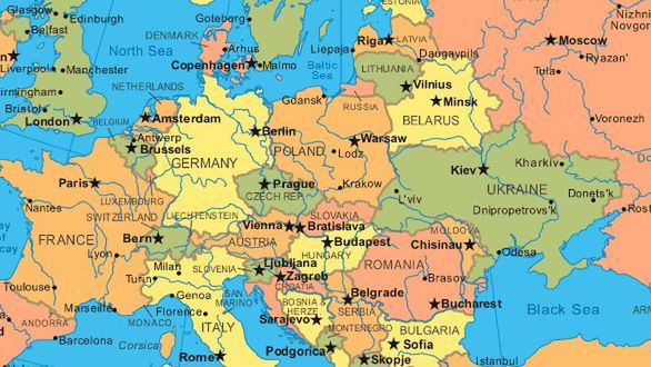 Masakra! Polacy wskazują państwa na mapie Europy 1