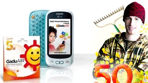 Promocja 50 zł na start w GaduAIR przedłużona do końca roku 1