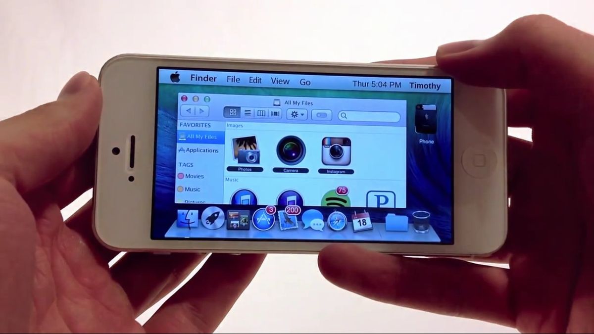 Mavericks Mini, czyli (prawie) OS X na iPhonie [wideo] 1