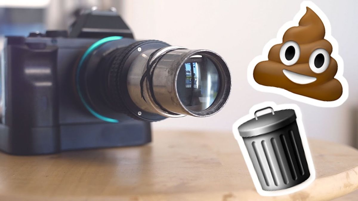 "Badziewnik” to obiektyw 135 mm zrobiony ze śmieci 1