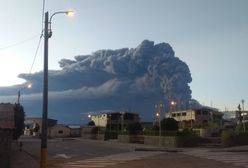 Potężny wybuch wulkanu w Peru. Ewakuowano dziesiątki tysięcy osób