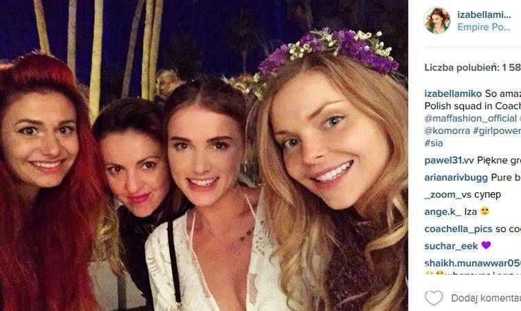 Iza Miko, Maffashion i Ola Gintrowska na festiwalu Coachella