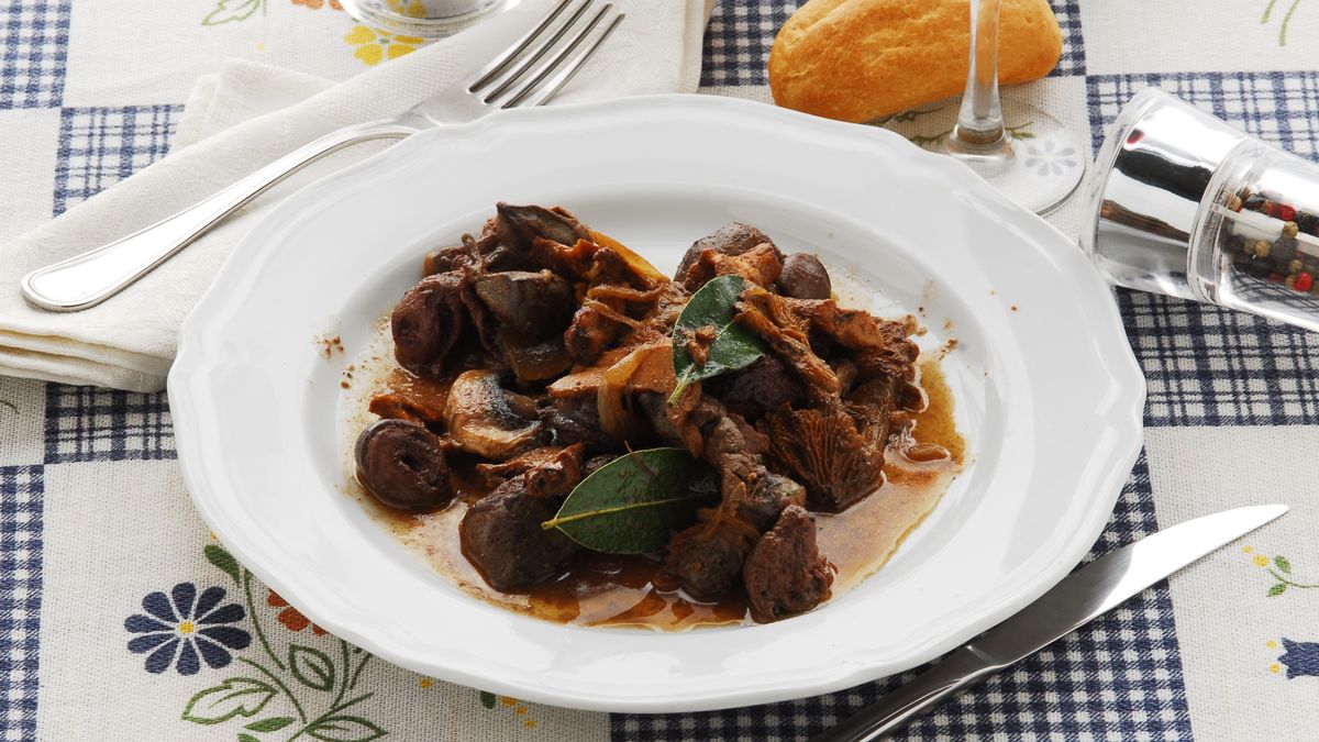 Podroby drobiowe gotowane na wolnym ogniu