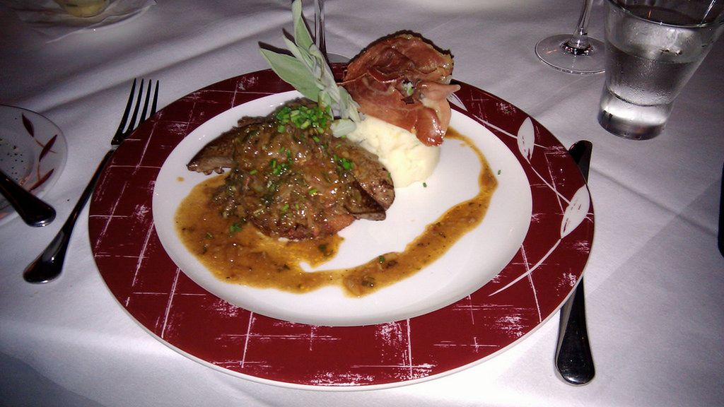 Surowa wątroba z karibu