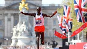 Eliud Kipchoge wygrał maraton w Londynie. Rekord Mo Faraha