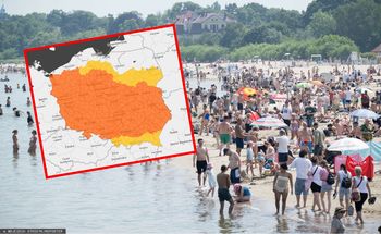 Prawie cały kraj w alertach. Piekielny upał zatrzyma się nad Polską