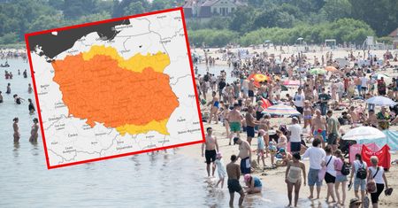 Prawie cały kraj w alertach. Piekielny upał zatrzyma się nad Polską