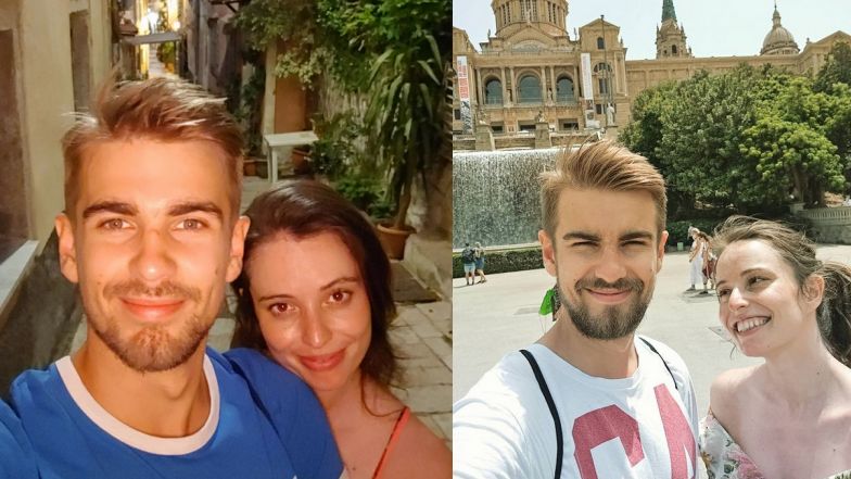 Jakub Popiwczak z partnerką