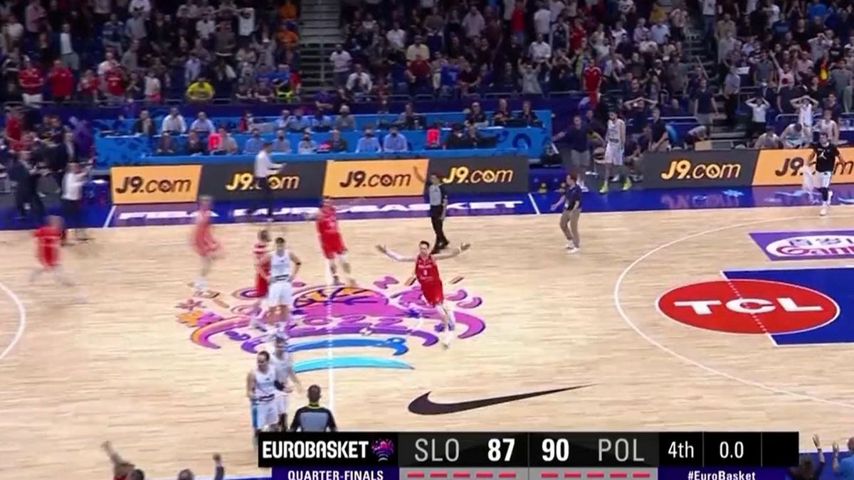 Radość Polaków po awansie do półfinału EuroBasketu