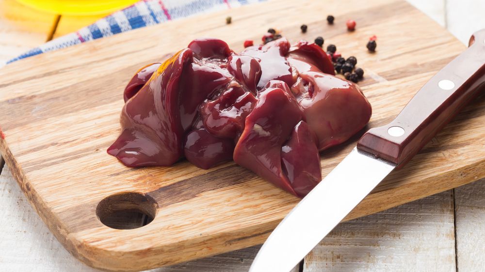 Surowa wątroba drobiowa