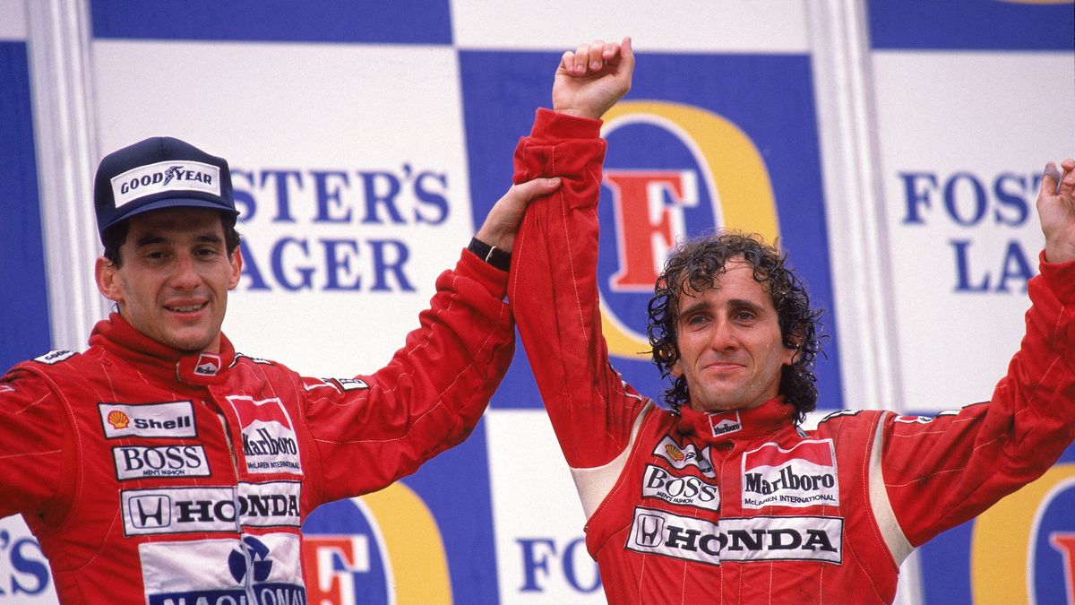 Zdjęcie okładkowe artykułu: Getty Images / Tony Feder / Na zdjęciu: Ayrton Senna [z lewej] i Alain Prost toczyli na przełomie lat 80. i 90. kapitalne pojedynki