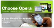 Opera Mobile dla Androida już w listopadzie
