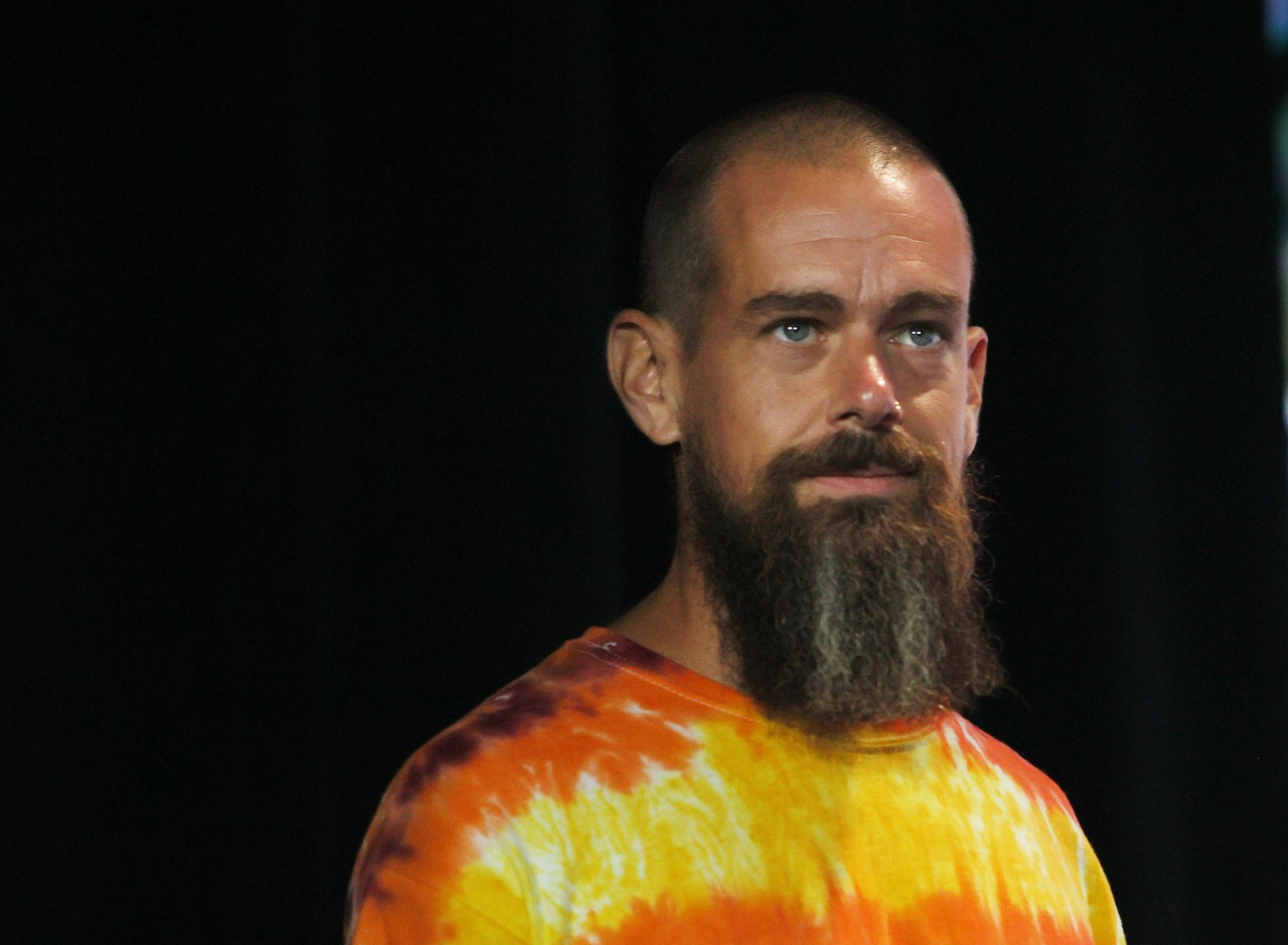 MIAMI, FLORIDA - JUNE 04:  Jack Dorsey creator, co-founder, and Chairman of Twitter and co-founder & CEO of Square arrives on stage at the Bitcoin 2021 Convention, a crypto-currency conference held at the Mana Convention Center in Wynwood on June 04, 2021 in Miami, Florida. The crypto conference is expected to draw 50,000 people and runs from Friday, June 4 through June 6th.  (Photo by Joe Raedle/Getty Images)