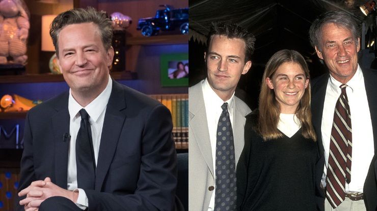 Matthew Perry z rodziną