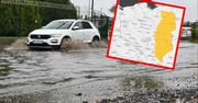 Ściana wschodnia na żółto. Są ostrzeżenia dla części województw