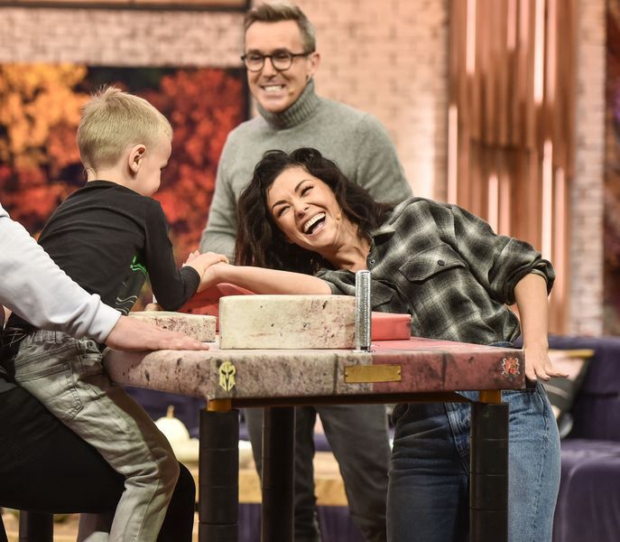 scena z: Maciej Kurzajewski, Katarzyna Cichopek, Grzegorz Nowotarski, fot. AKPA
Maciej Kurzajewski, Katarzyna Cichopek, Grzegorz Nowotarski