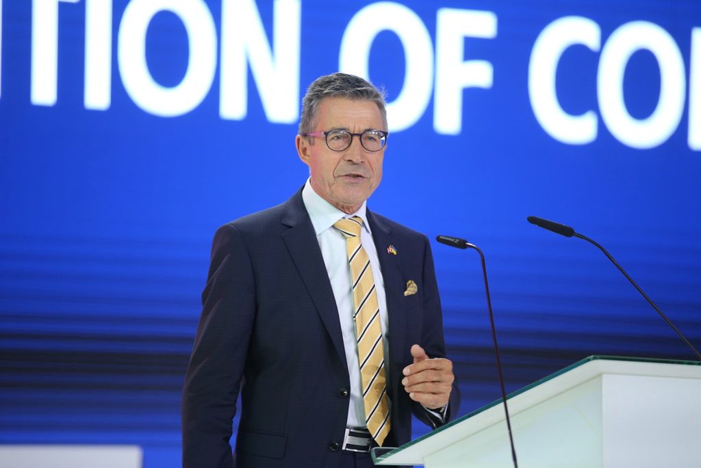 Anders Fogh Rasmussen, były sekretarz generalny NATO podczas Kongresu 590.
