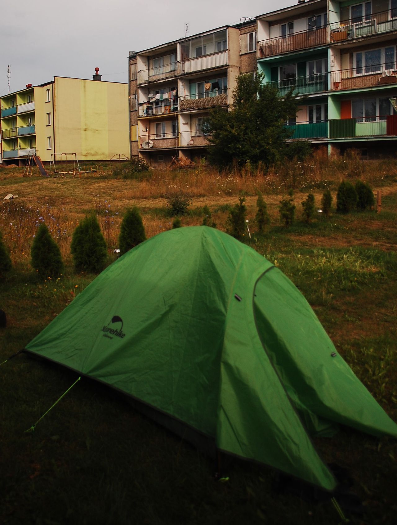Ewa Pluta do końca września spała pod namiotem